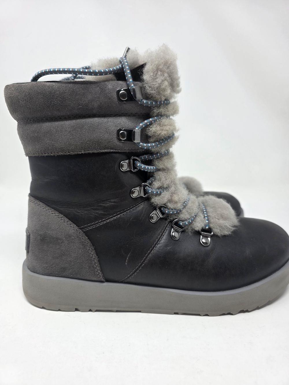 UGG Viki Waterproof Boots Gray Womens 8.5 - Picture 9 of 15